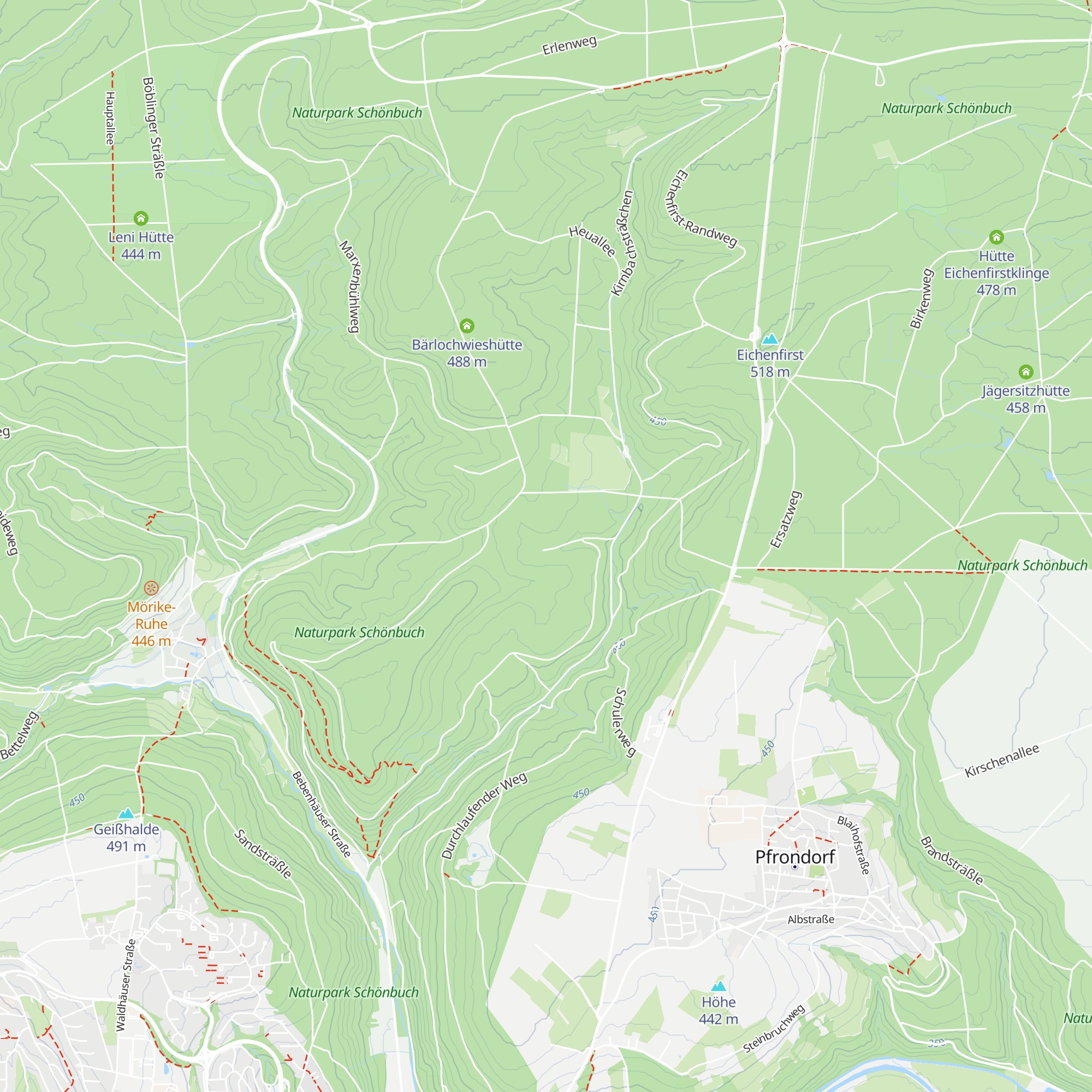 Kirnbachhütte map