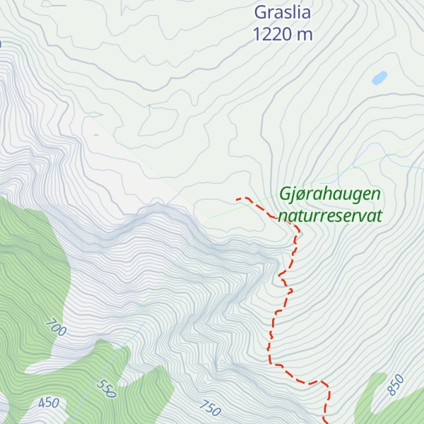 Map of Ekkertinden