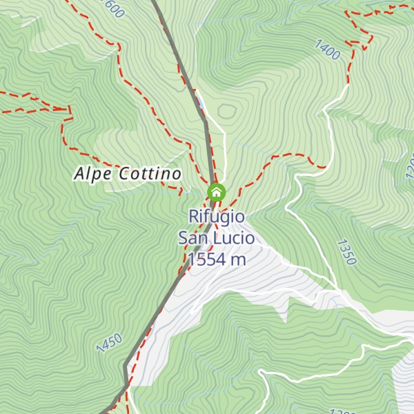 Map of Capanna San Lucio