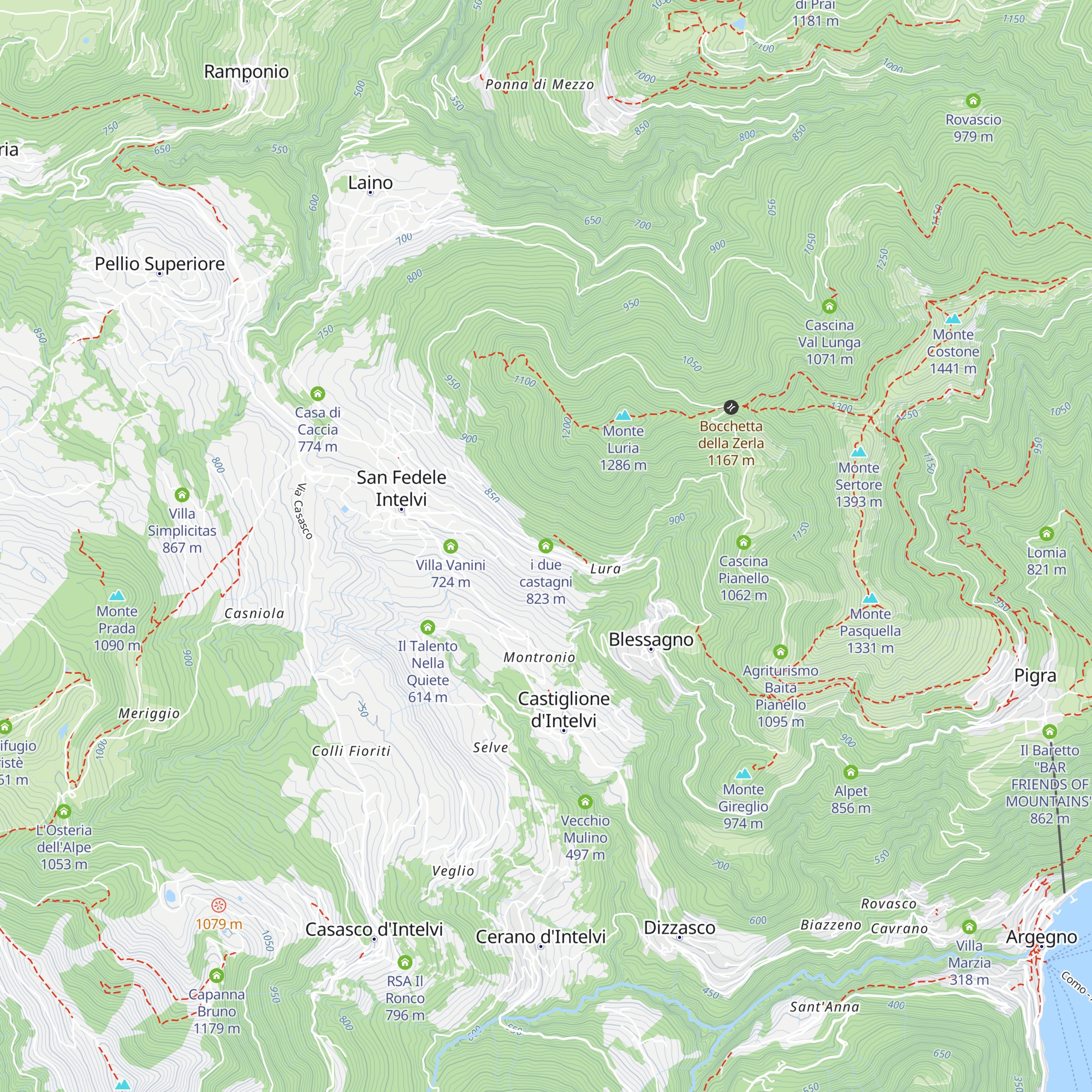 i due castagni map