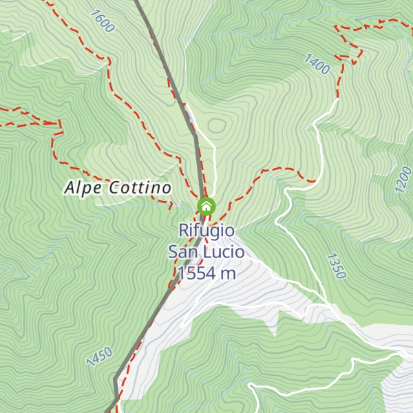 Map of Rifugio San Lucio