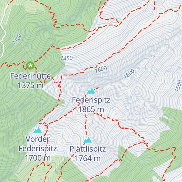 Map of Federispitz