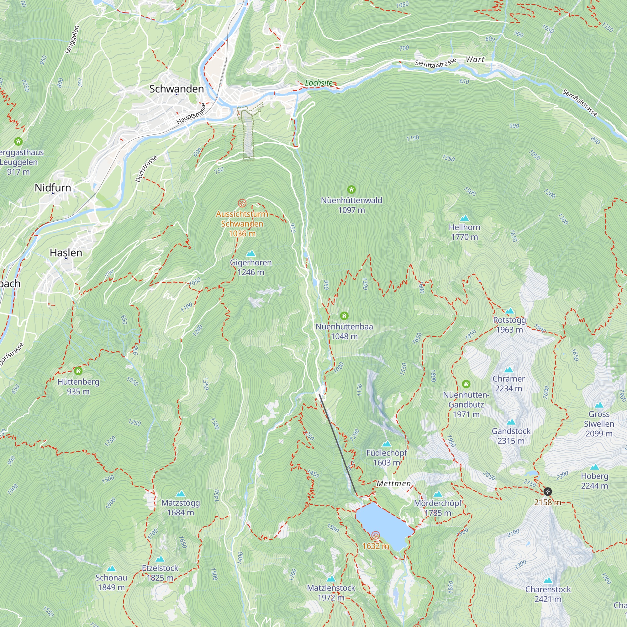 Restaurant Fryberg map