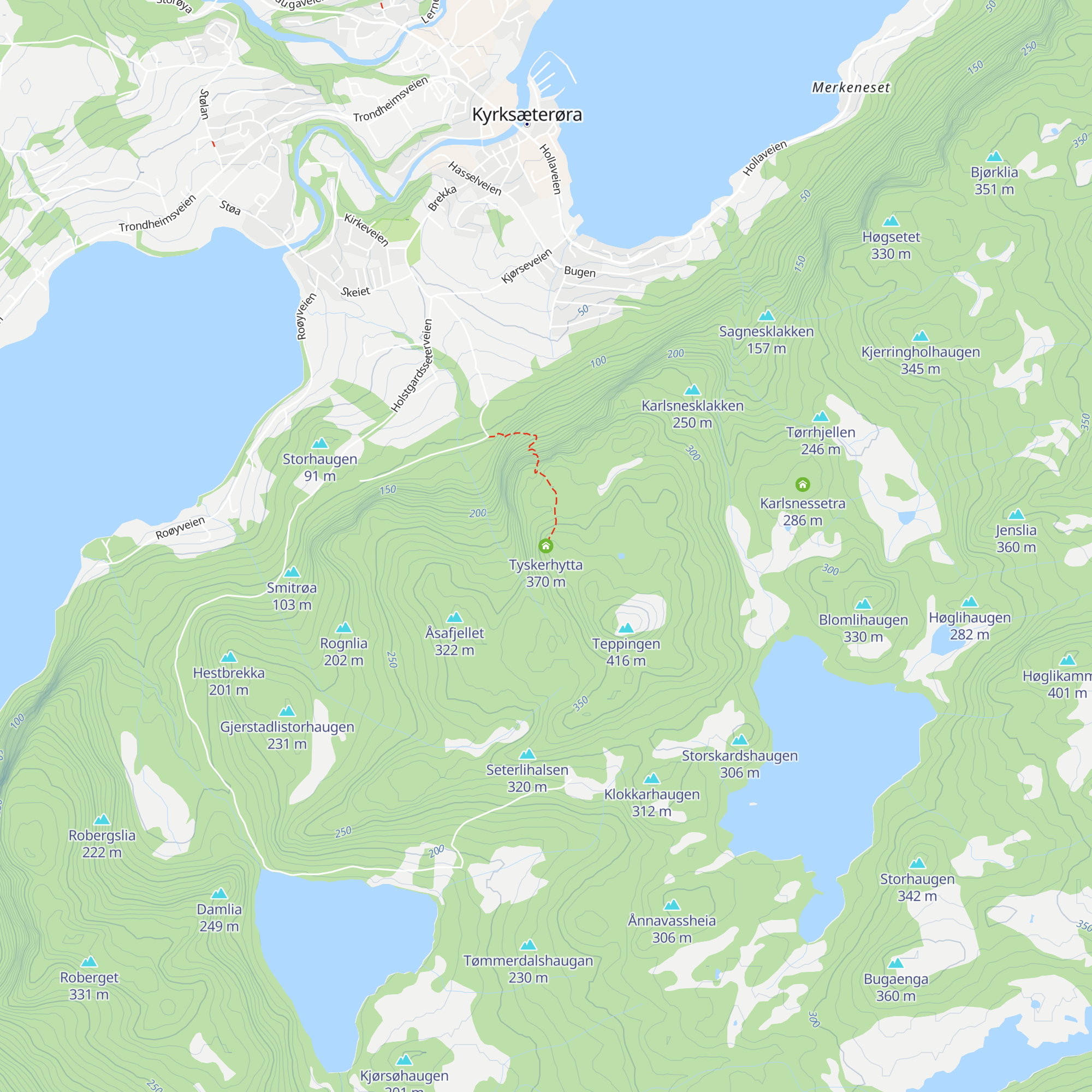 Tyskerhytta map