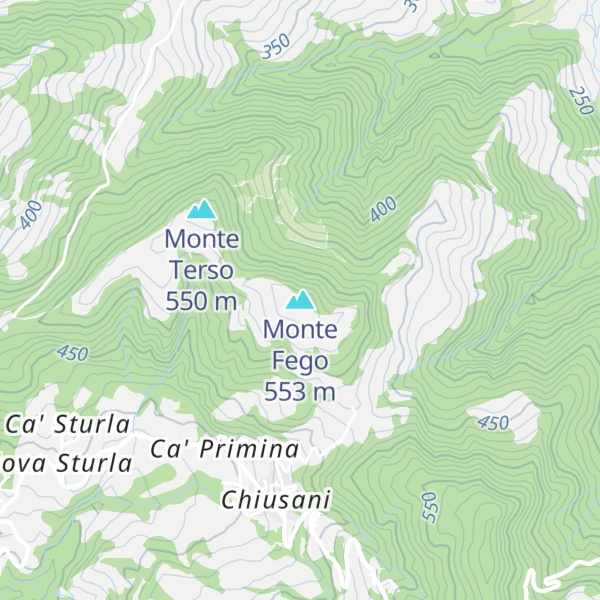 Map of Monte Fego