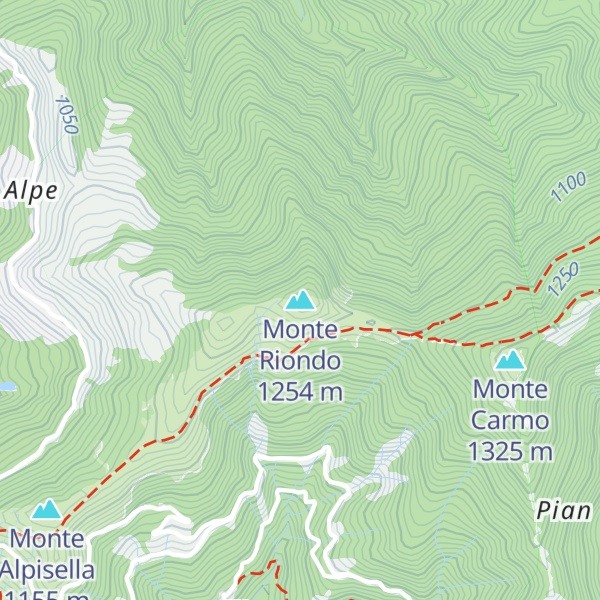 Map of Monte Riondo