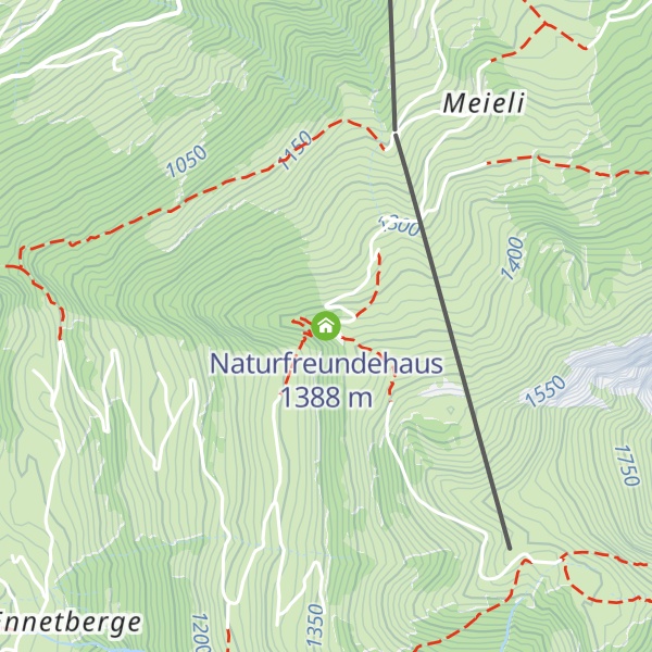 Map of Naturfreundehaus