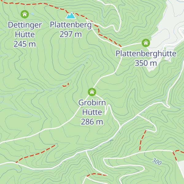 Map of Grobirn Hütte