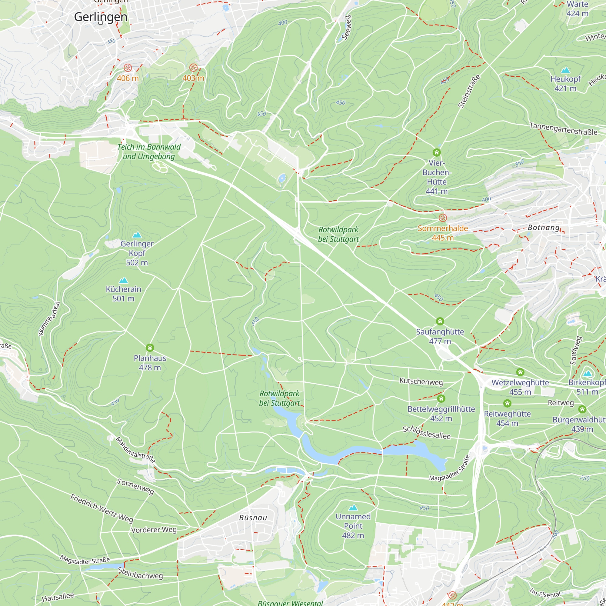 Pappelgartengrillhütte map