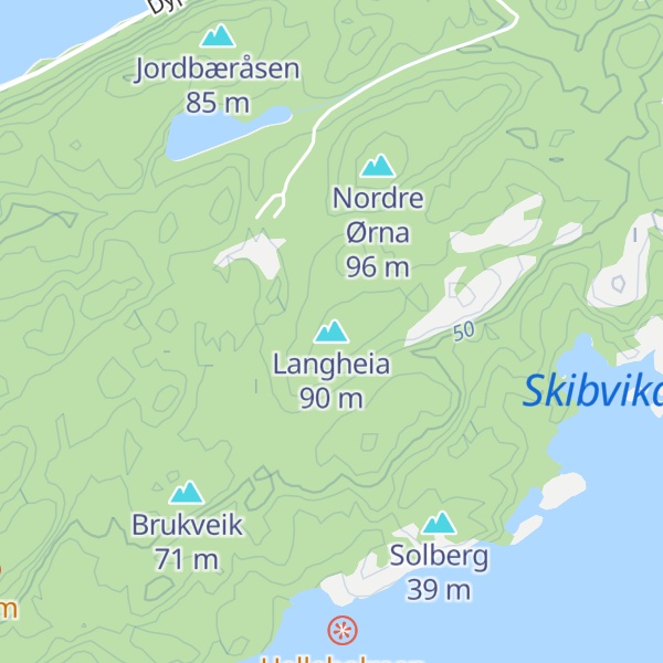 Map of Langheia