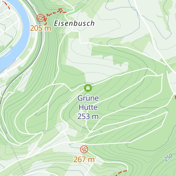 Map of Grüne Hütte