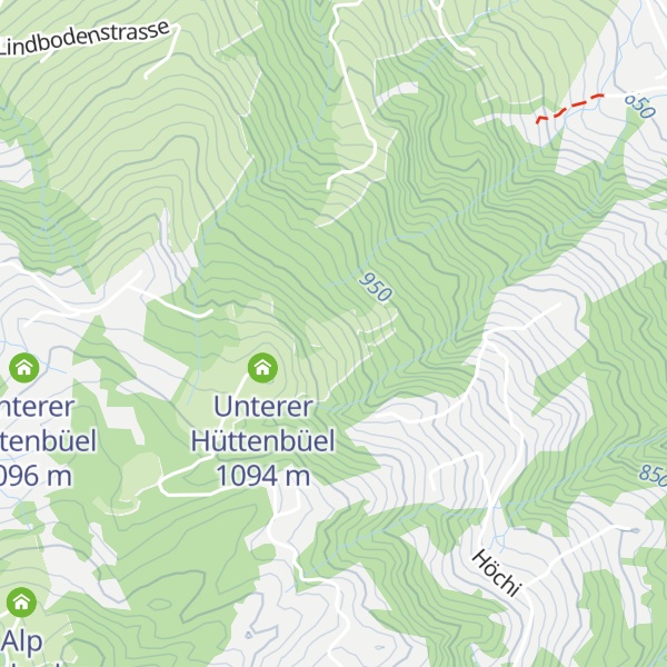 Map of Unterer Hüttenbüel