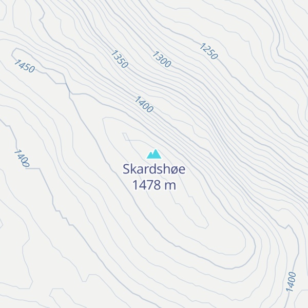 Map of Skardshøe