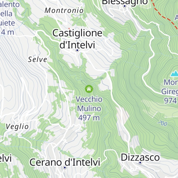 Map of Vecchio Mulino