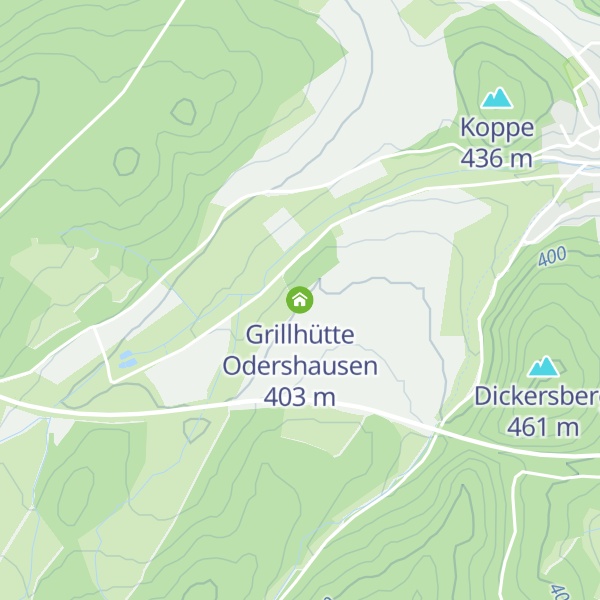 Map of Grillhütte Odershausen
