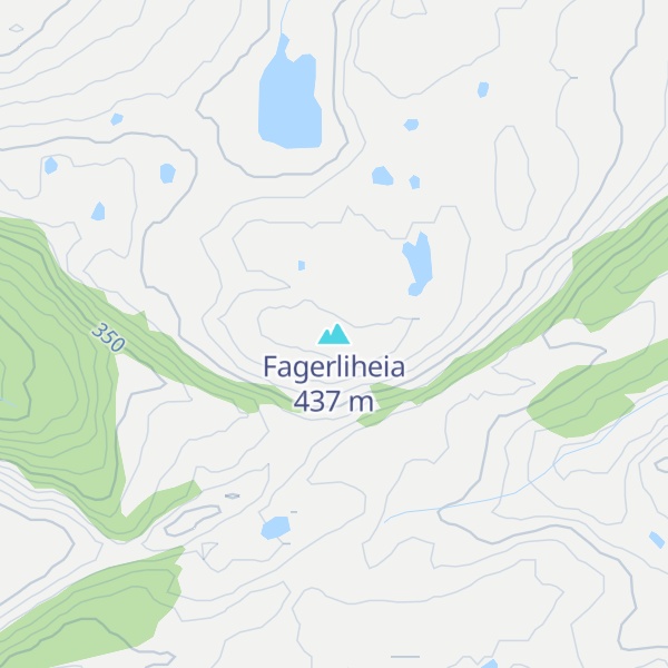 Map of Fagerliheia