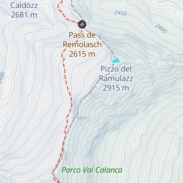 Map of Filo di Remia