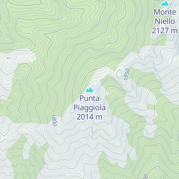Map of Punta Piaggiola