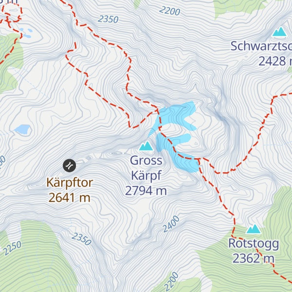 Map of Gross Kärpf