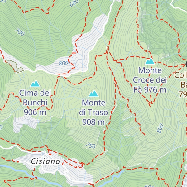 Map of Monte di Traso