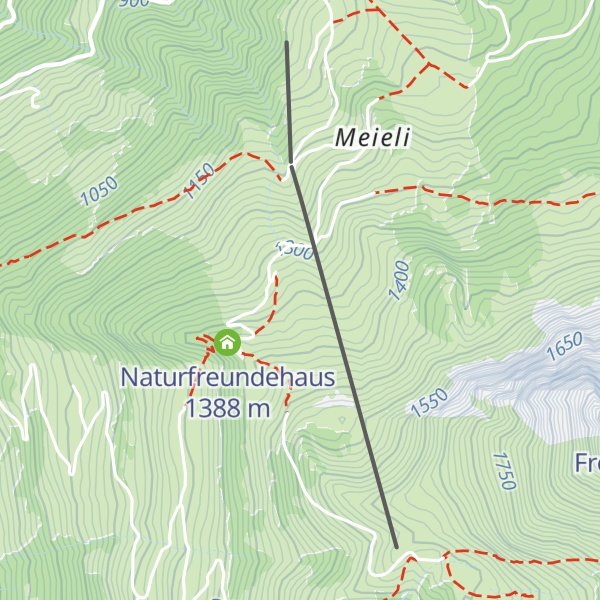 Map of Skihütte SC Mollis
