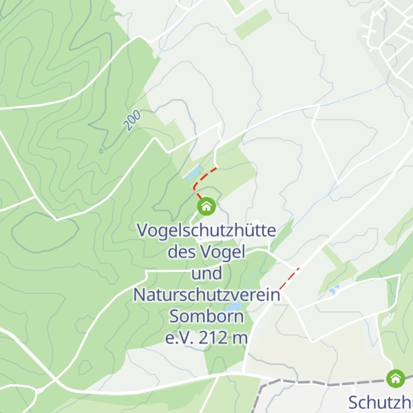 Map of Vogelschutzhütte des Vogel und Naturschutzverein Somborn e.V.