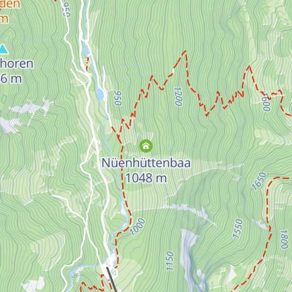 Map of Nüenhüttenbaa