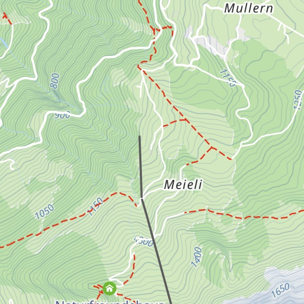 Map of Ferienhaus Kännelalp