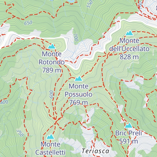 Map of Monte Possuolo