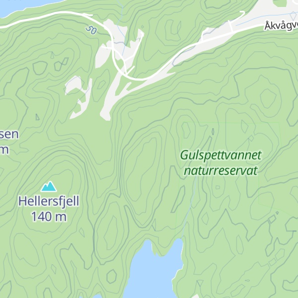 Map of Store Stabbdalsåsen