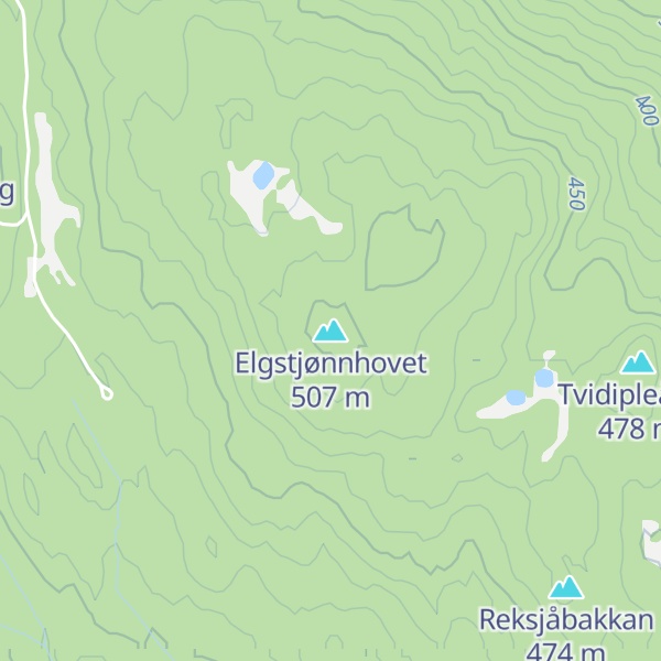 Map of Elgstjønnhovet