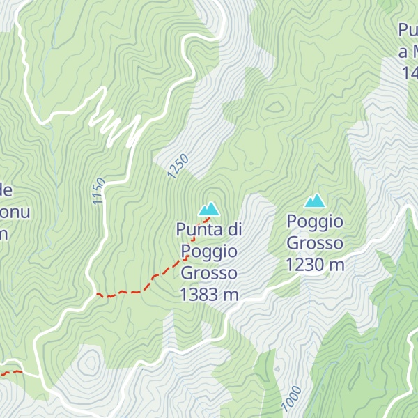 Map of Punta di Poggio Grosso