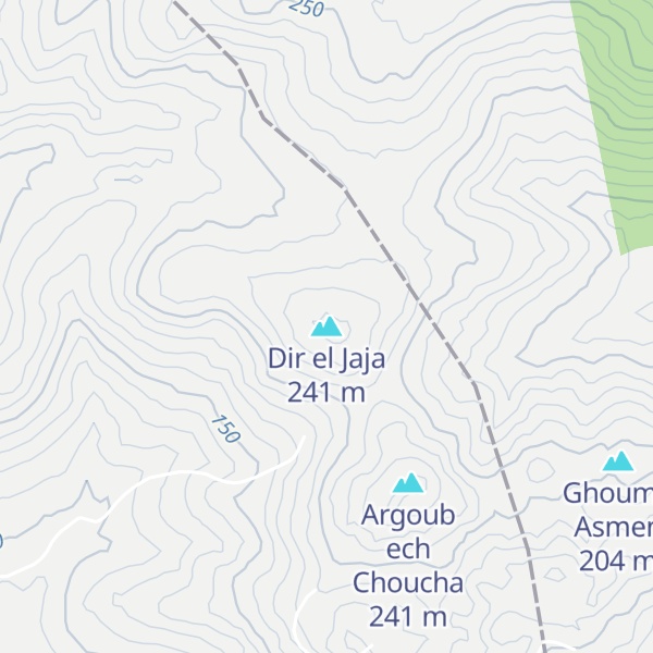 Map of Dir el Jaja
