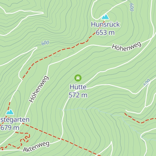 Map of Hütte