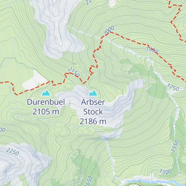 Map of Ärbser Stock