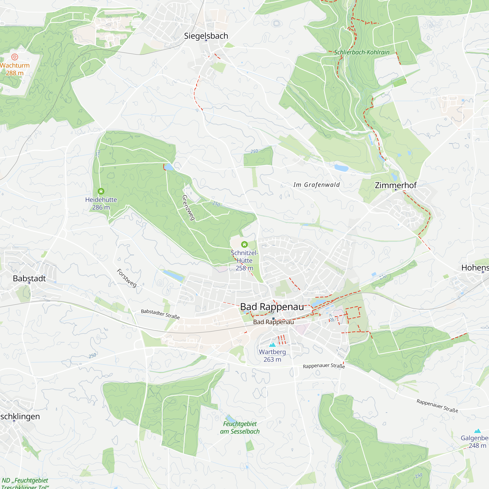 Schnitzel-Hütte map