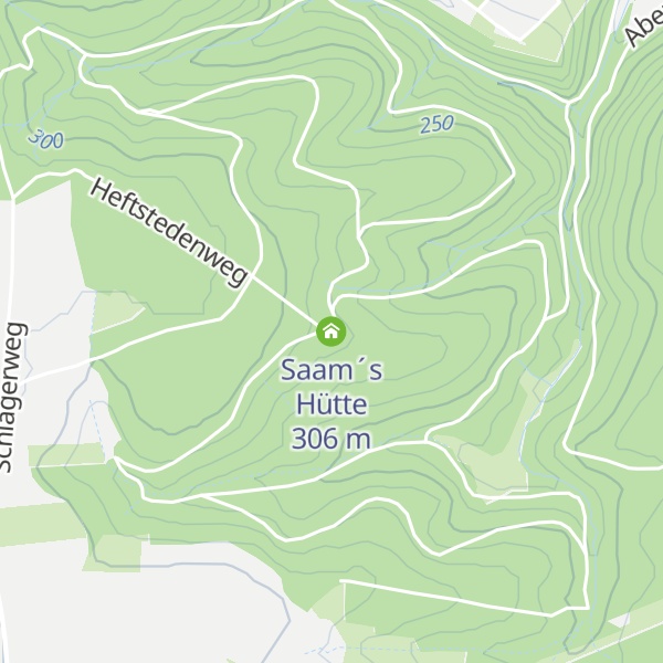 Map of Saam´s Hütte