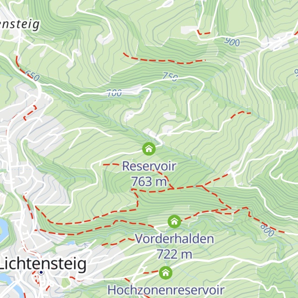 Map of Reservoir