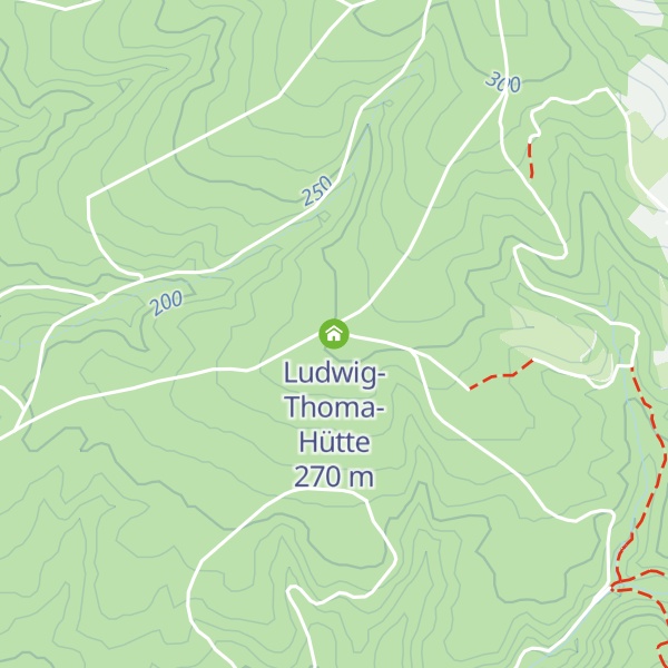 Map of Ludwig-Thoma-Hütte