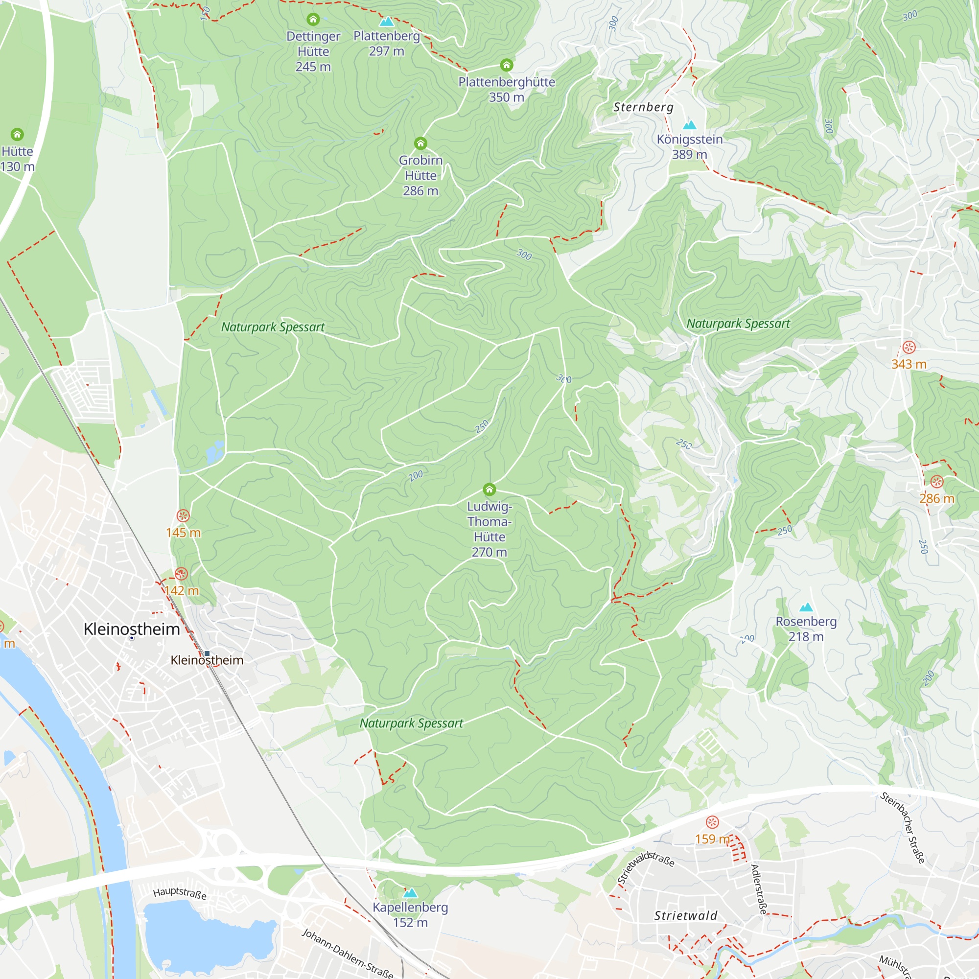 Ludwig-Thoma-Hütte map