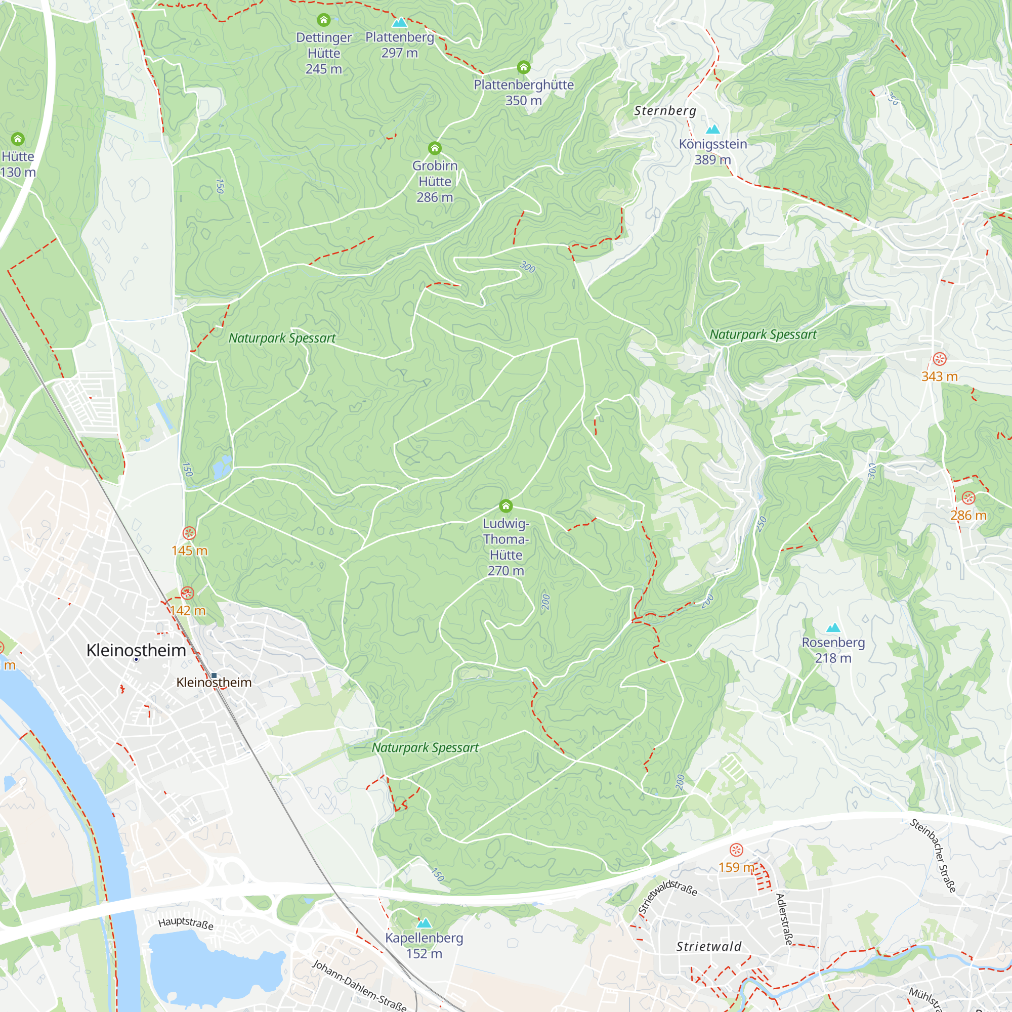 Ludwig-Thoma-Hütte map