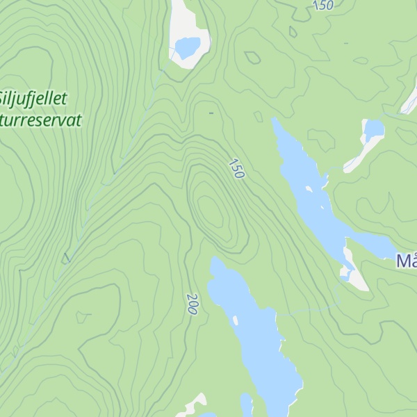 Map of Bjortjennknuten