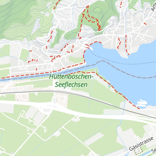 Map of Hüttenböschen