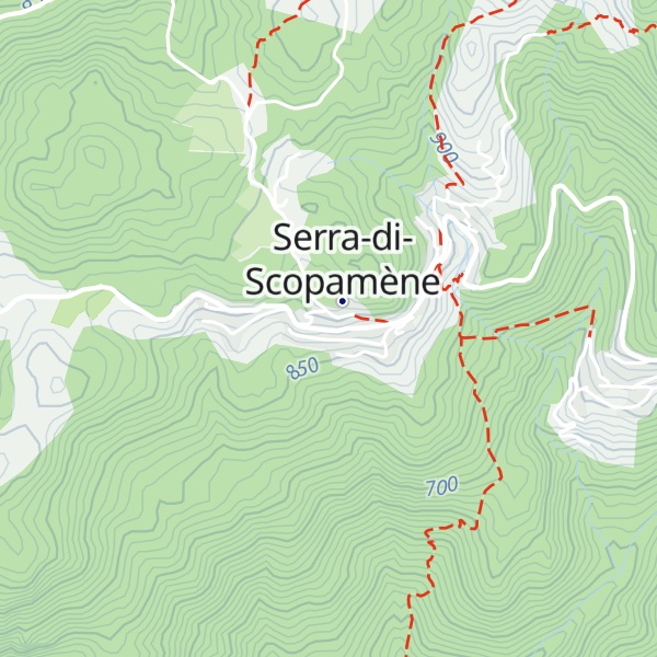 Map of Gîte d'Étape "Le Scopos"