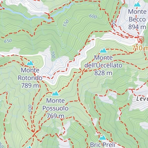 Map of Monte Pram