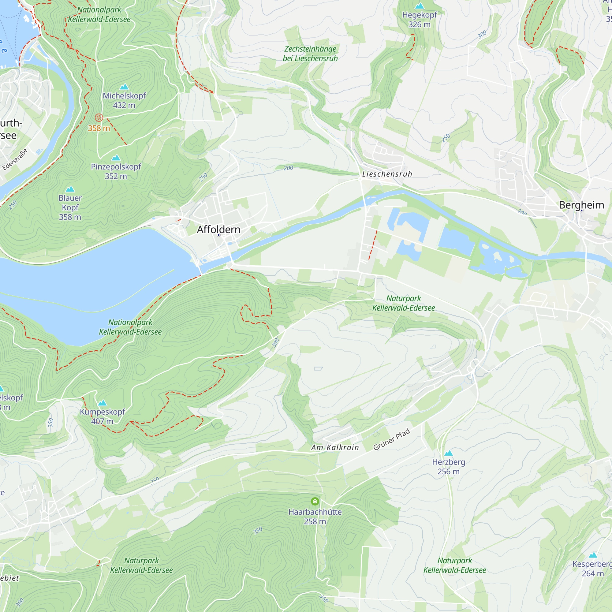 Schutzhütte Dinkelsburg map