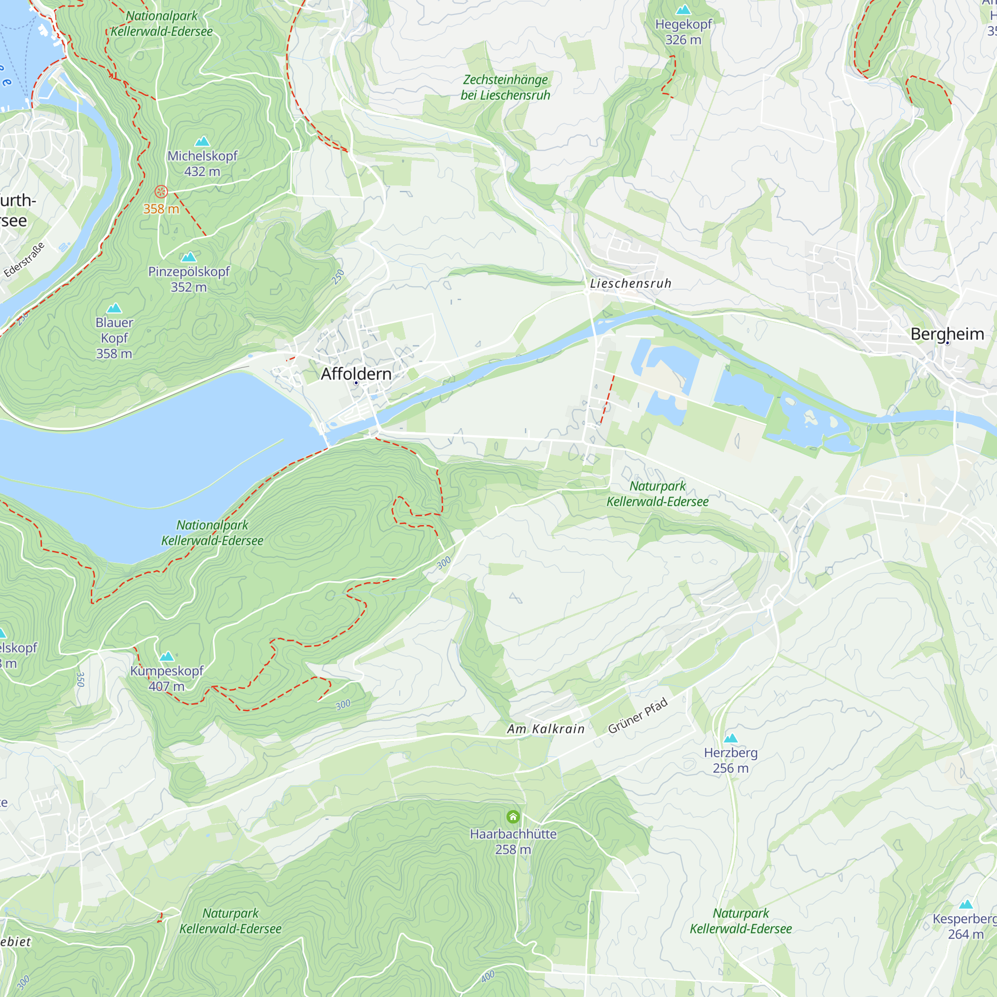Schutzhütte Dinkelsburg map