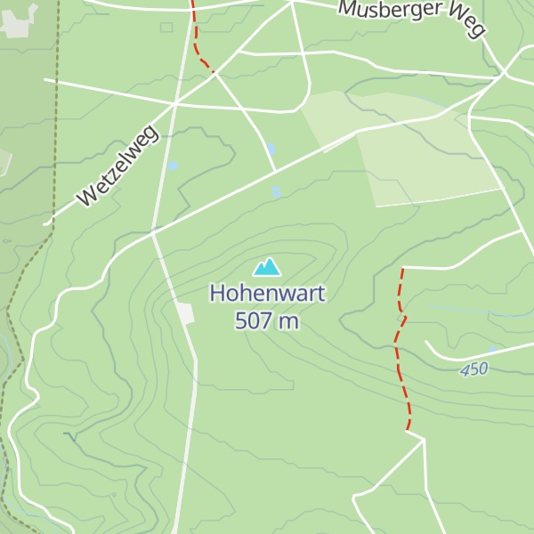Map of Hohenwart