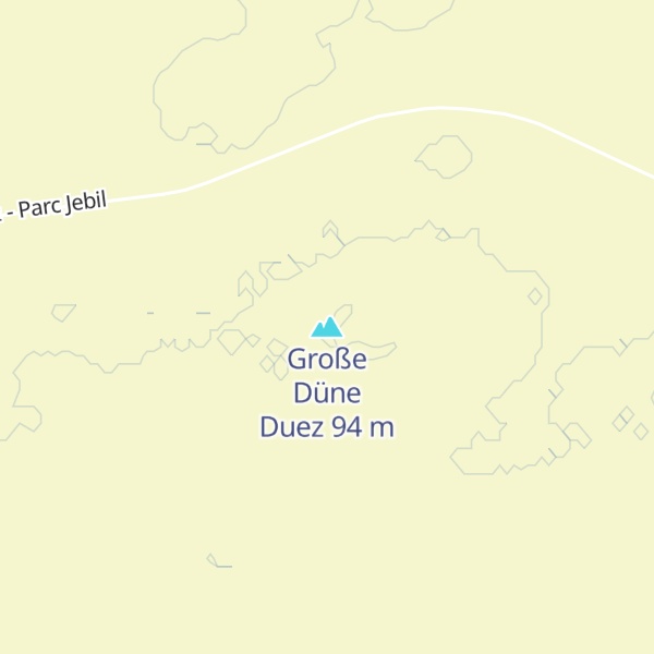 Map of Große Düne Duez
