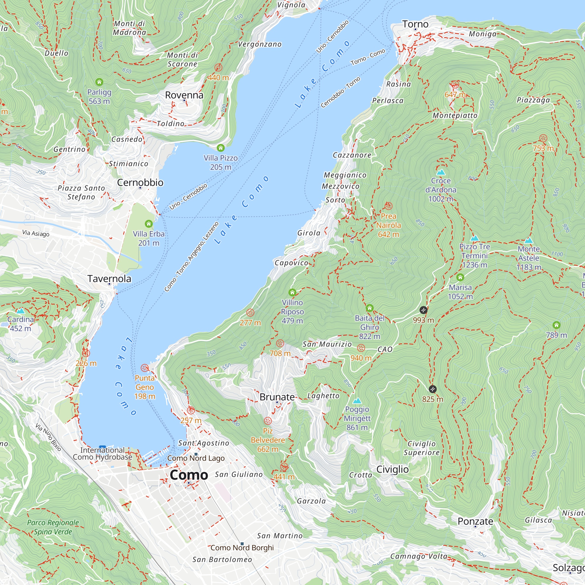 Villino Riposo map